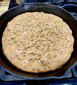 Rosemary Maldon Salt Focaccia